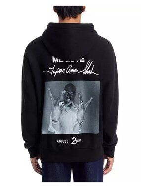 AGOLDE x Tupac Double West Hoodie Black NWT IN HAND!!! XL